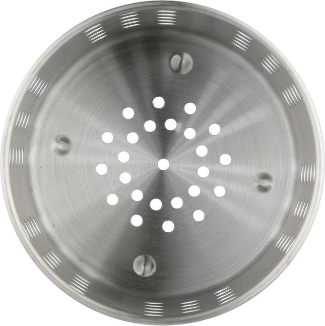 Ronde keukengerei houder zilver 13,5 cm van RVS - Keukengereihouder - Pollepelhouder - Spatelhouder