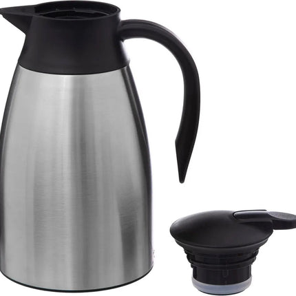 Thermoskan - RVS - 1500 ml - dubbelwandig - isoleerkan - koffiekan