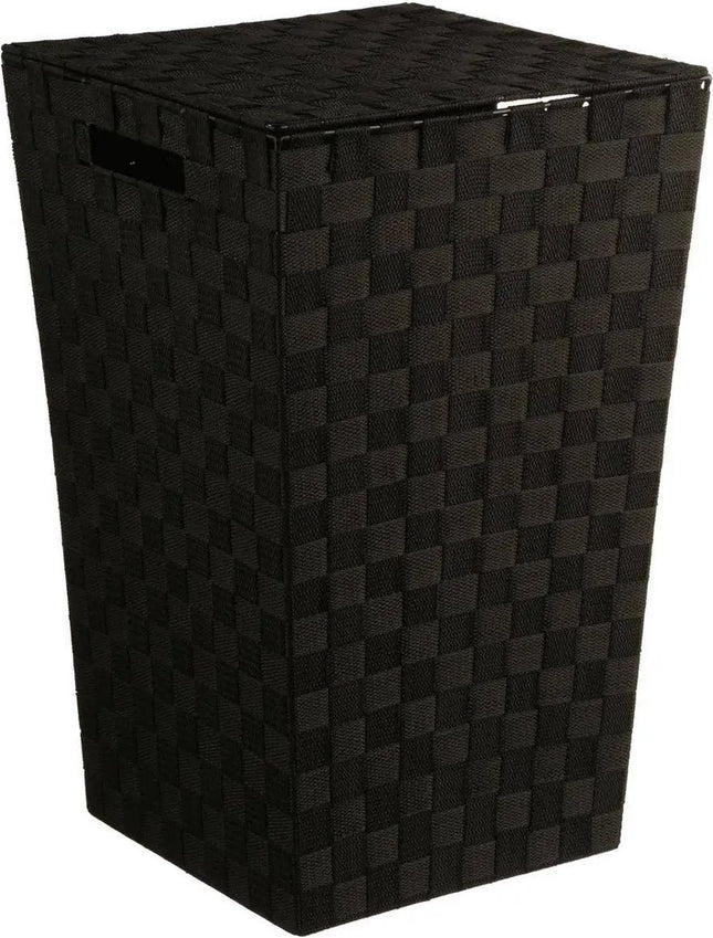 Wasmand gevlochten Rotan - 57 liter - 33 x 33 x 53 cm - met deksel