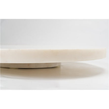 Draaiplateau - marmer & Hout - diameter 30,5 cm. Hoogte 4,5cm