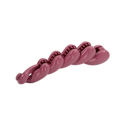 Fuchsia Haarclip in Vlechtdesign – Trendy Accessoire – 12 cm – PC Materiaal