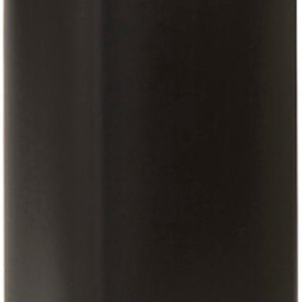 5Five Prullenbak/pedaalemmer Delta - zwart - metaal - 30 liter - 35 x 29 x 63 cm - keuken afvalbak - vierkant