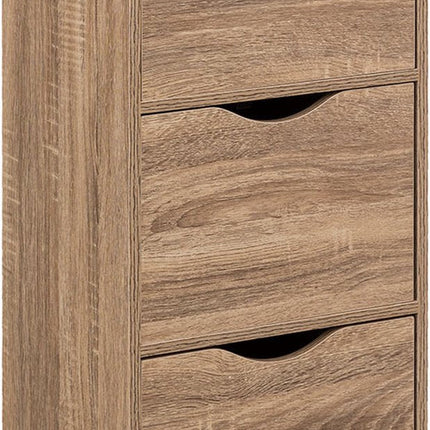 Kastje op Wielen 3 Lades Cavalier Hout