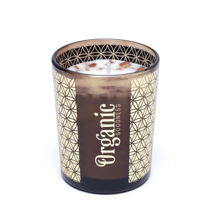 Organic Goodness geurkaars Roos & Geranium