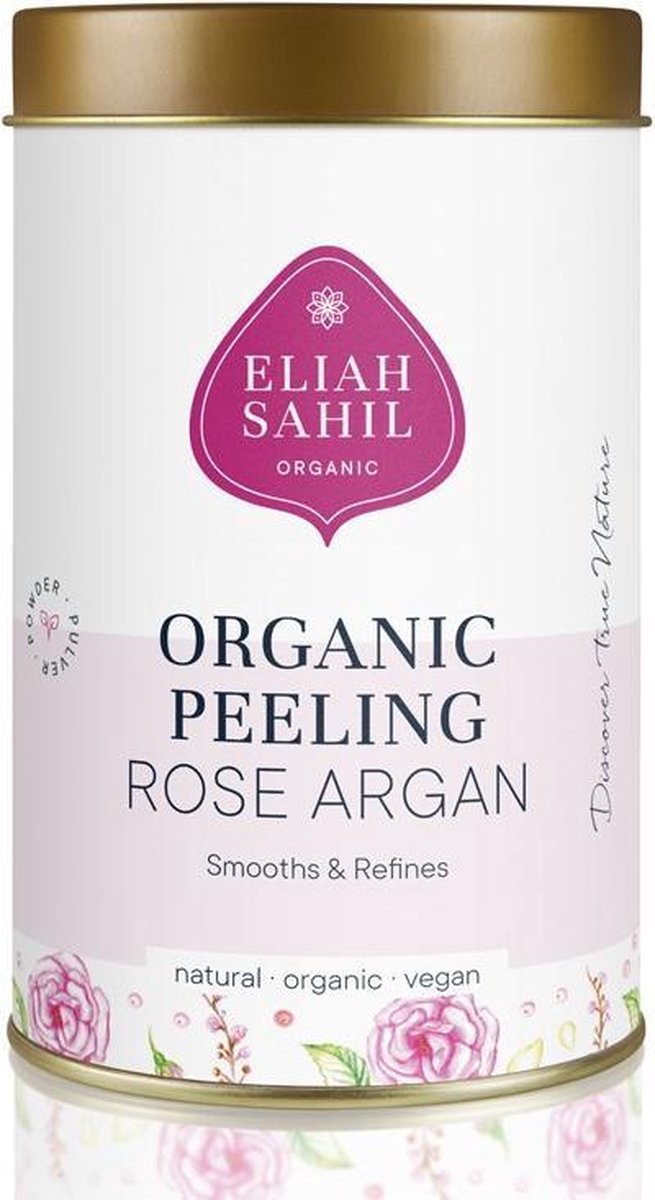 Körperpeeling mit Rose und Argan, Eliah Sahil, bio & vegan