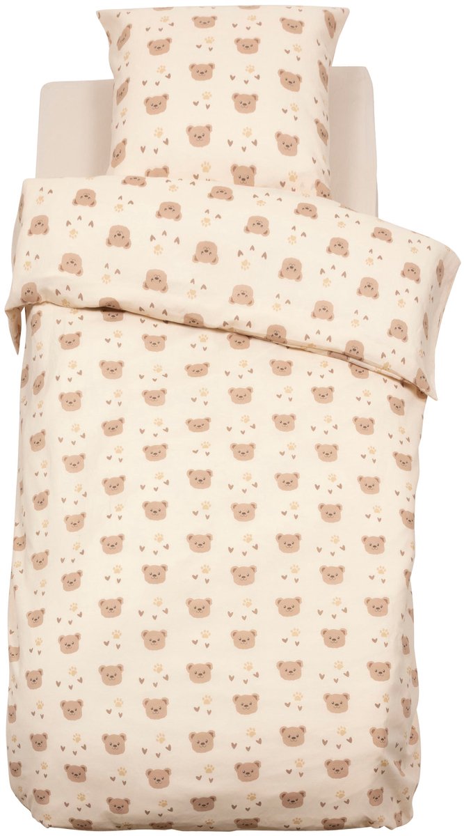 Parure de lit Atmosphera Kids Billie avec 1 taie d'oreiller 140 x 200 cm / 65 x 65 cm ours
