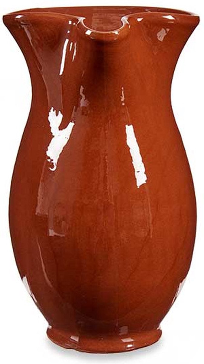 La Dehesa schenkkan van terracotta klei – vuurvast, 19 cm hoog