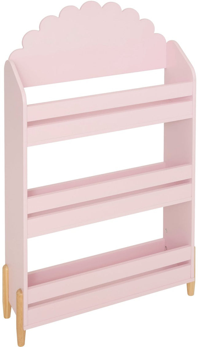 Atmosphera Kids Boekenkast Bloemen - 53x53xH56cm - Roze