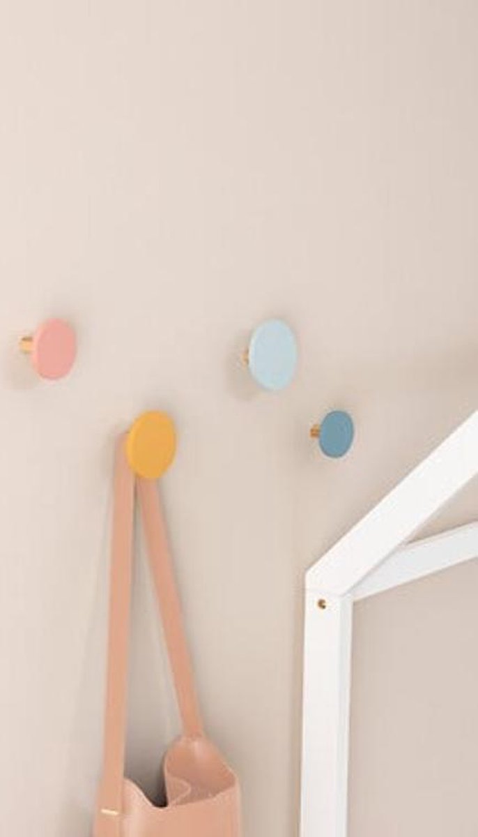 Atmosphera Kids Coat Hook Set of 4 - Ø9cm - Multi