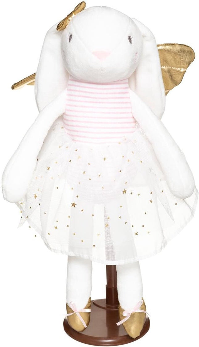 Knuffel Konijn Wit – Schattig Konijn Jurk Pluche Wit Speelgoed – Knuffel Meisje 40 cm - Baby Speelgoed - Baby Decor Babykamer Kinderkamer Atmosphera