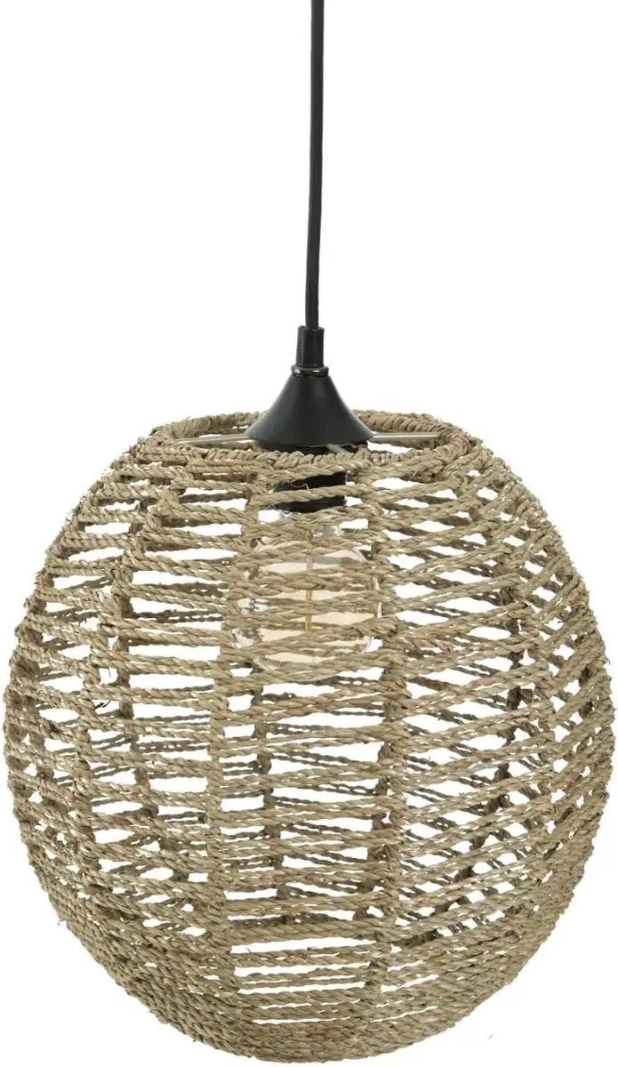 Atmosphera Pendant Lamp - Design - Metal - Rattan - 33 cm