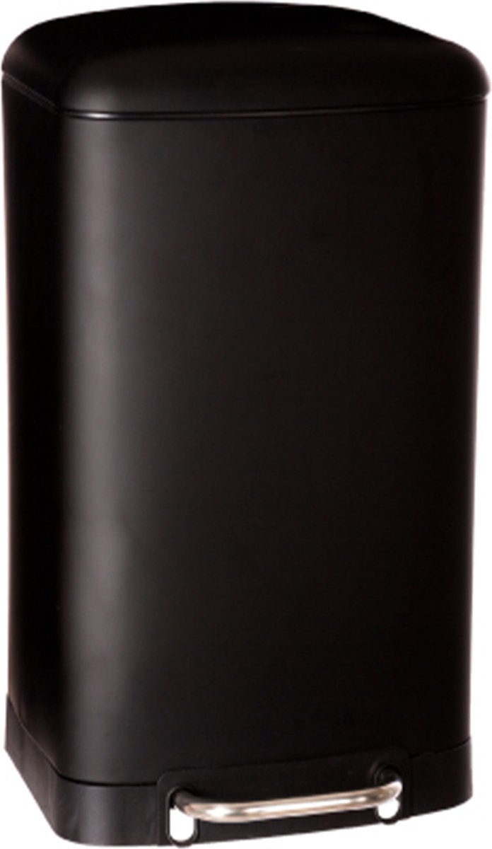 5Five Mülleimer Metall - Schwarz - 35 x 32 x 62 cm - 30 l