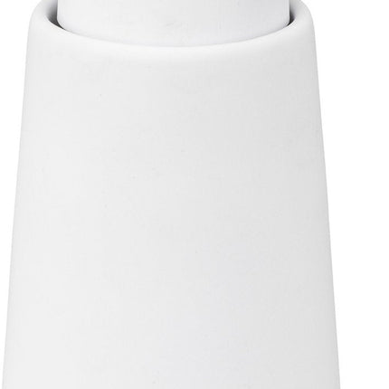 5Five Zeeppompje/zeepdispenser van keramiek - wit - 250 ml