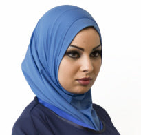 Hoofd blauw & groen