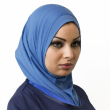 Hoofd blauw & groen