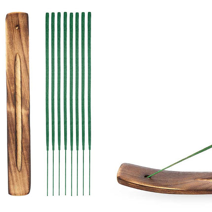 Set van 50 Jasmijn Geurstokjes met Houten Houder