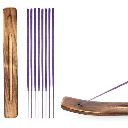 Set van 50 Lavendel Geurstokjes met Houten Houder