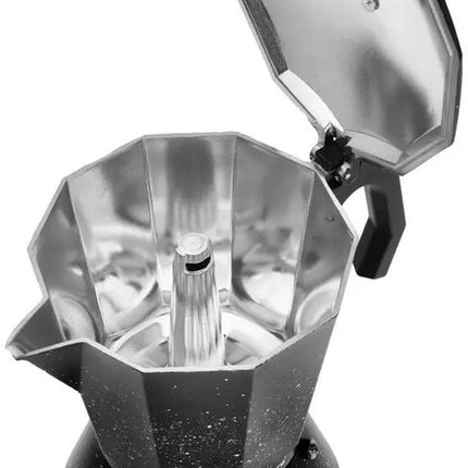 Klausberg KB7161 Espressomaker - Zwart Marmer Design (12 Kopjes) - Geschikt voor alle warmtebronnen