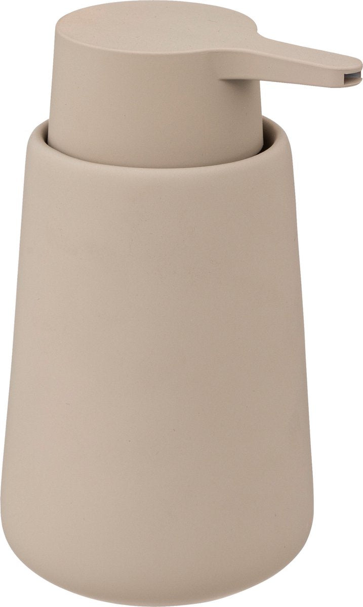5Five Seifenspender - Cocoon - Kunststein - beige - 15 cm - 300 ml - Badezimmer / WC / Küche