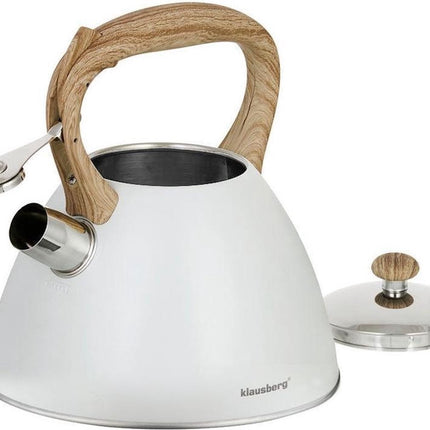 Klausberg KB-7264 fluitketel - 3L - rvs - alle warmtebronnen