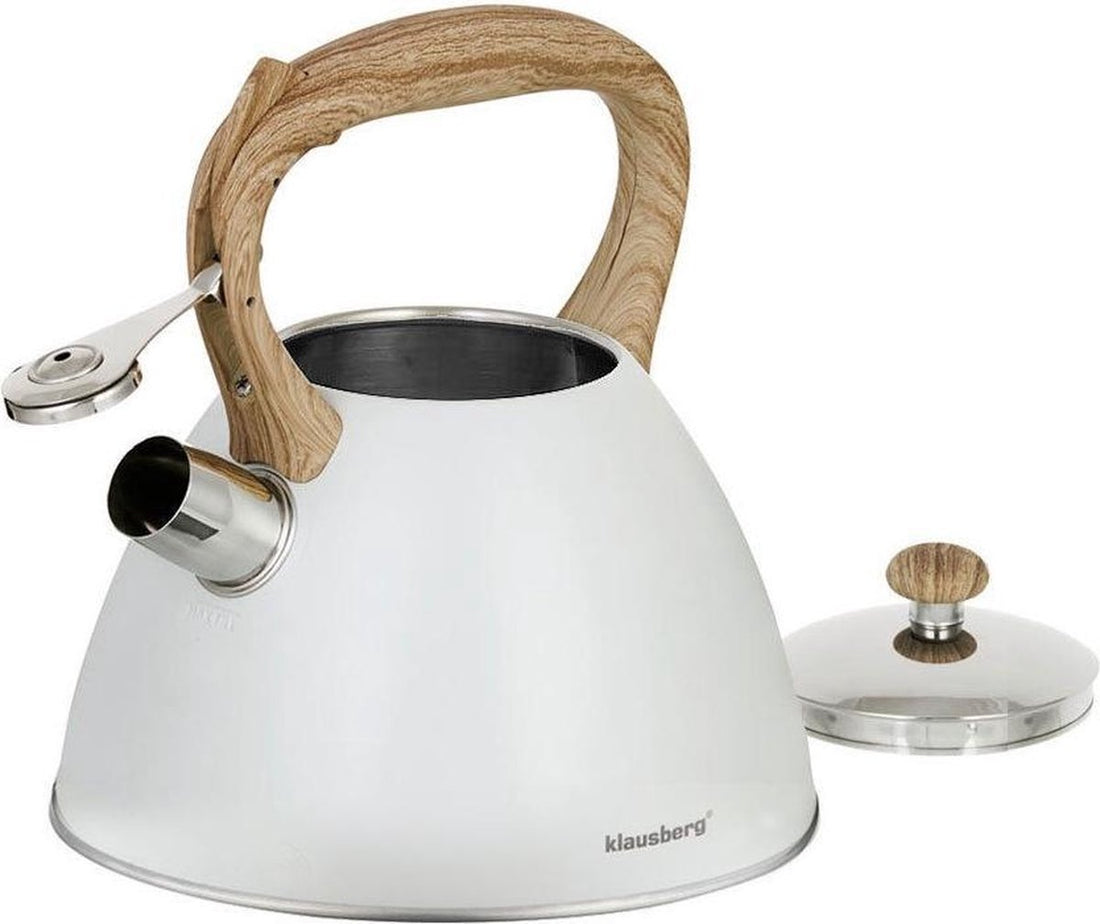 Klausberg KB-7264 whistling kettle - 3L - stainless steel - all heat sources