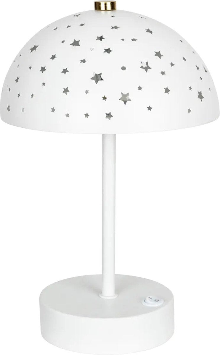 Atmosphera Kids Jabba Mushroom Table Lamp - Ø15xH26 cm - White