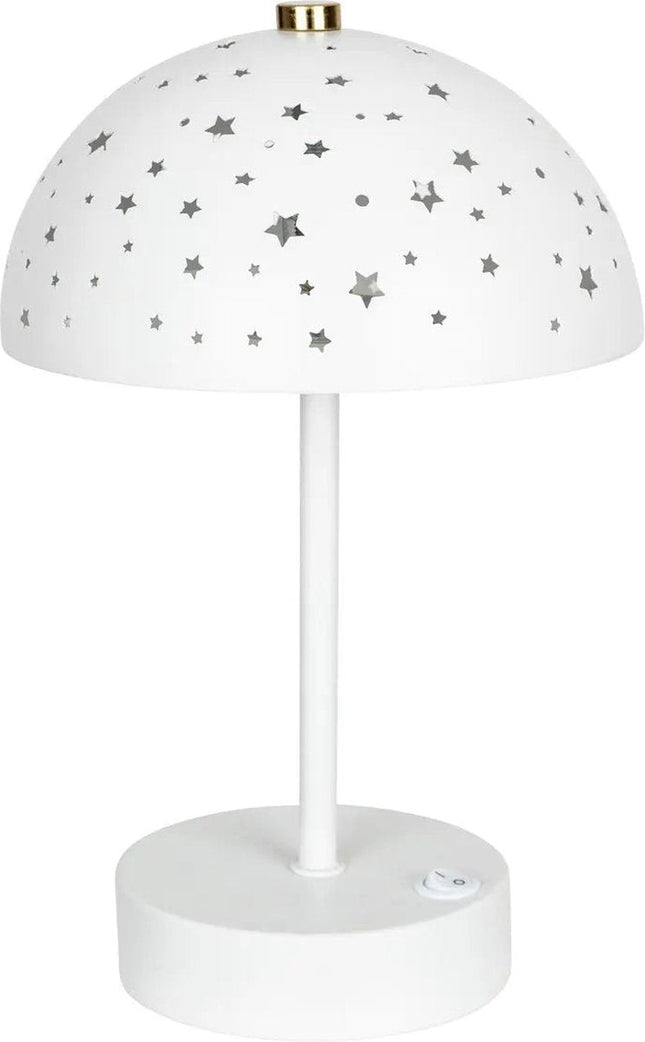 Atmosphera Kids Jabba Tafellamp Paddenstoel - Ø15xH26cm - Wit