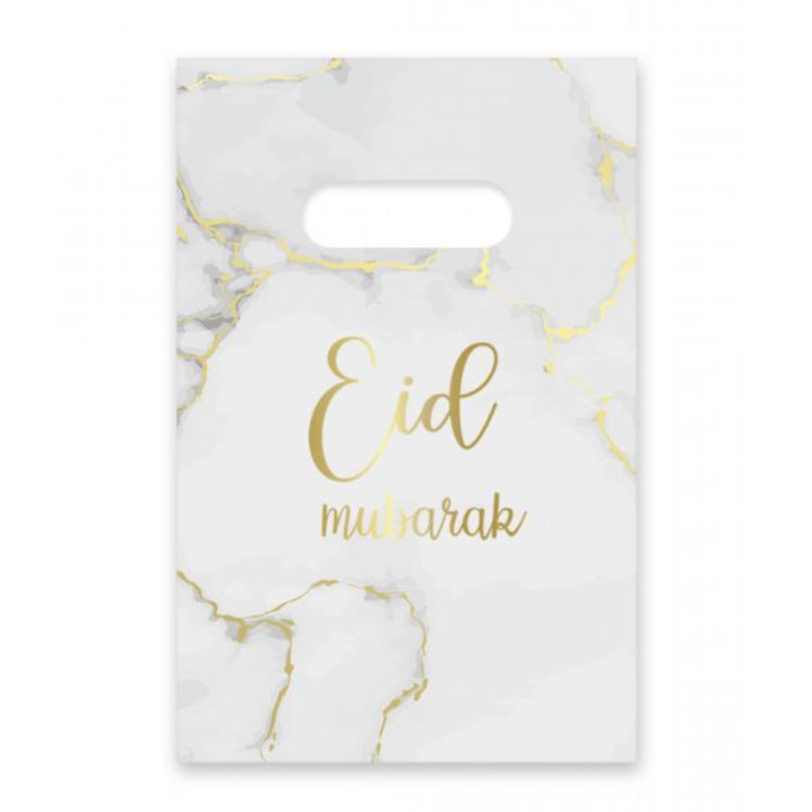 Sachets de bonbons Aïd Mubarak marbre or