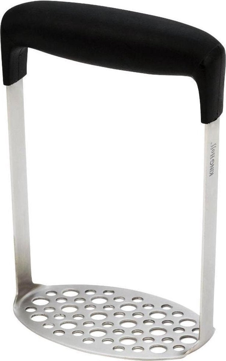 Kinghoff pureestamper van RVS – stamppotstamper met antislip handgreep