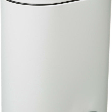5Five - Prullenbak/pedaalemmer wit rvs metaal 6 liter - 15x24x30 cm