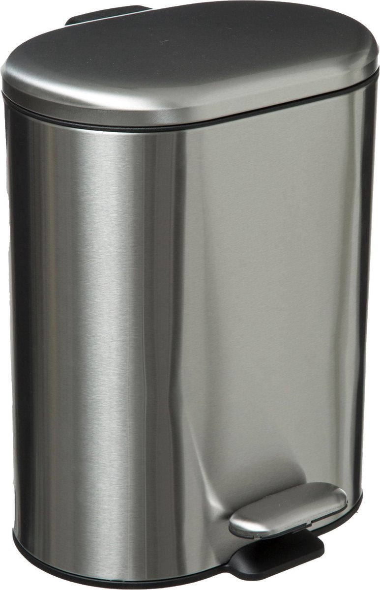 5Five Soft-Close Waste Bin 6L - Stainless Steel