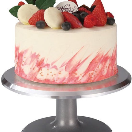 Klausberg 7771 - Roterende etagere - staal - 25 cm - Taarthouder - Taartplateau