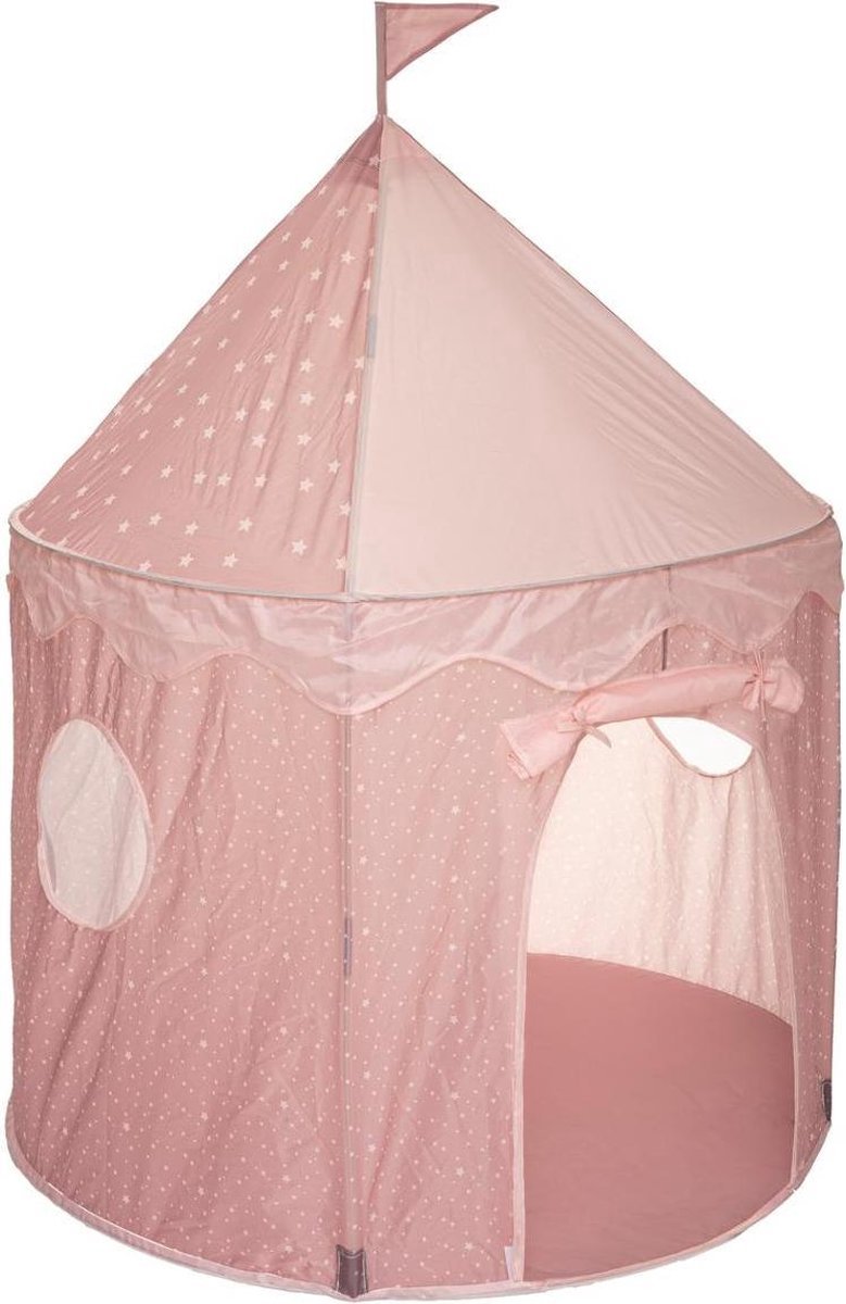 Atmosphera Kids pop-up speeltent roze – ronde yurt voor kinderen