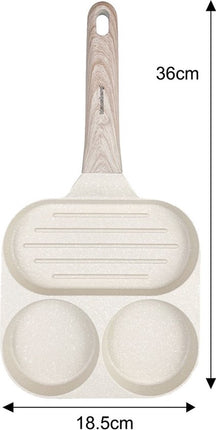 Klausberg 7818 - pan voor Eieren - burgers - pannenkoeken - Creme - Anti-aanbakpan