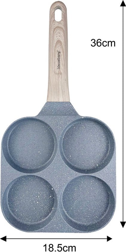 Klausberg 7822 - Pan for Eggs - burgers - pancakes - Grey - Non-stick pan