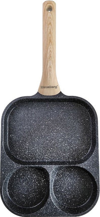 Klausberg 7827 - Pan voor Eieren - burgers - pannenkoeken - Zwart - Anti-aanbakpan