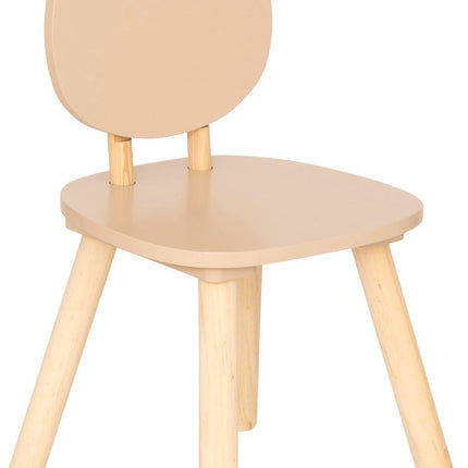 Atmosphera Kids Teddybeer kinderstoel - 26x26x49cm - Beige