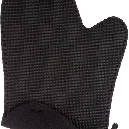 Secret de Gourmet Neopreen ovenwant - ovenhandschoen - zwart - 17 x 27 cm - Pannenlap - Keukenhandschoen