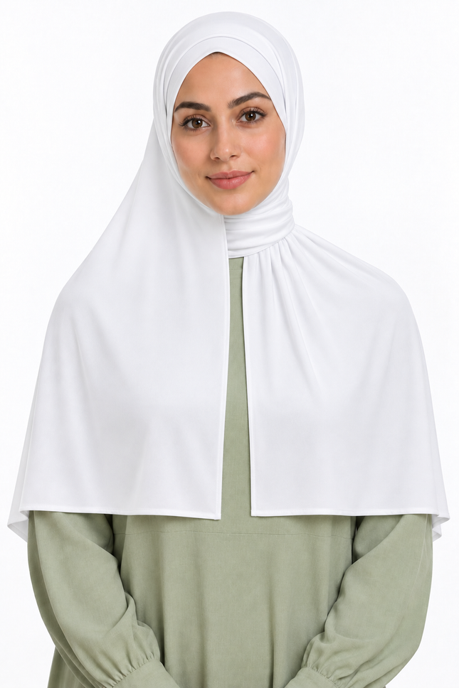 Liquid jersey sjaal – soepele hijab met lichte stretch, 5 kleuren