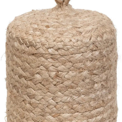 Atmosphera Deurstopper - 1 kg - beige - stof - jute gewicht - 15 cm - deurstop