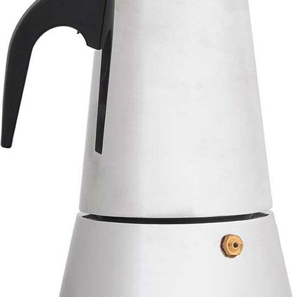 Kinvara Percolator Italiaans koffiezetapparaat - staal - zilver - 4kopjes - Koffiezetter