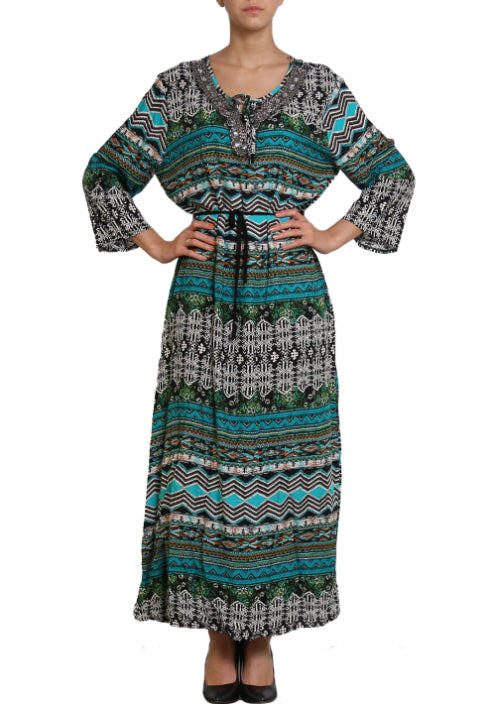 Robe longue Imprimé all-over