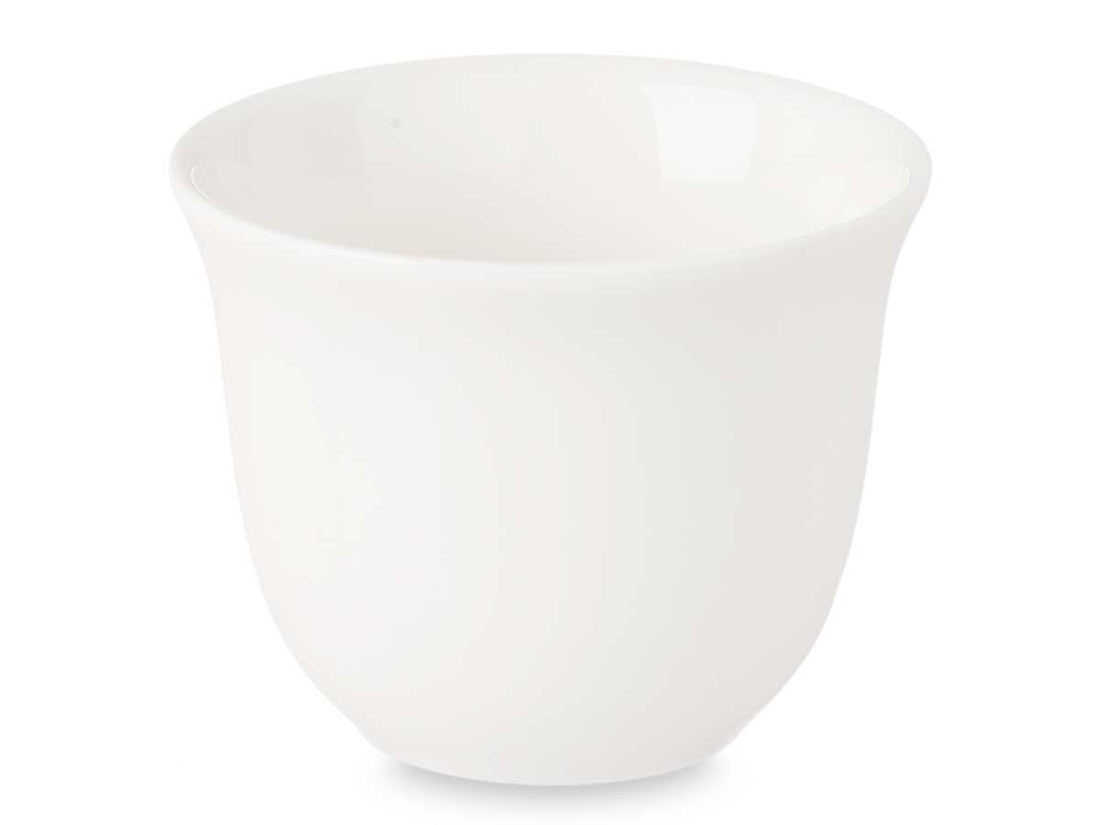 Set of 12 Porcelain Teacups - 120 ml