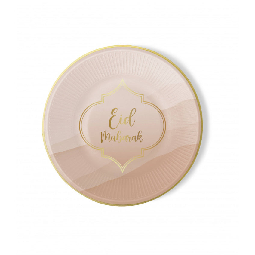 Eid Mubarak Assiettes Nude