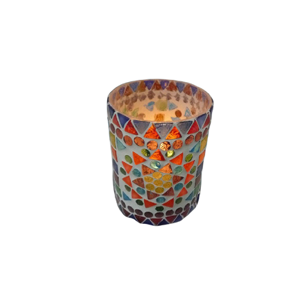 Waxinehouder Shine multi color Ø 7,5 cm
