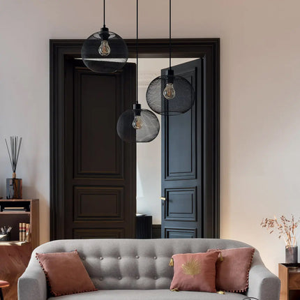 Atmosphera hanglamp lamp bal zwart