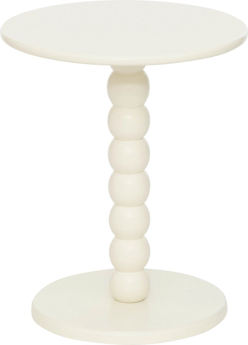 Atmosphera Chamlo side table Ø38xH47 cm - Off-White