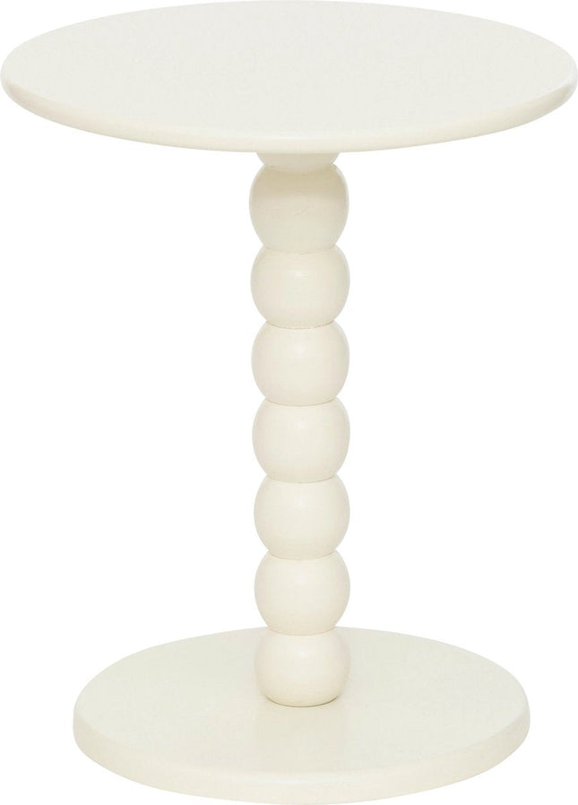 Atmosphera Chamlo bijzettafel Ø38xH47cm - Gebroken Wit