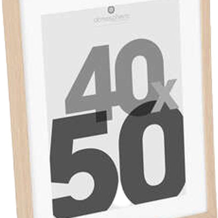Fotolijst Hout Glas - 40 X 50 CM - Wissellijst met passe partout - Glazen Posterlijst