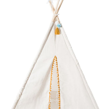 Atmosphera Tipi speeltent voor kinderen - 120 x 120 x 160 cm - beige - wigwam